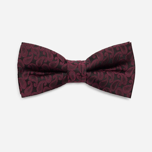 FAUSTO bordeaux paisley