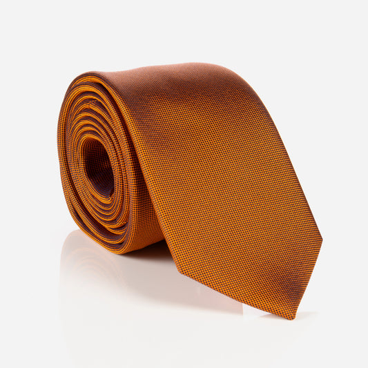 Monti-Krawatte-VALERIO-Seide-Oxford-Gewebe-Business-Formal-Festlich-Anzug-orange-2000-1