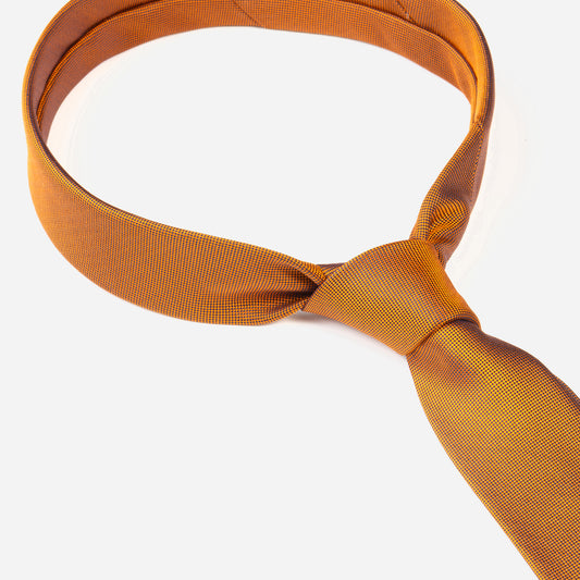 Monti-Krawatte-VALERIO-Seide-Oxford-Gewebe-Business-Formal-Festlich-Anzug-orange-2000-3