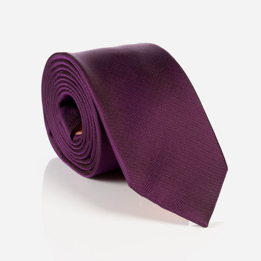 Monti-Krawatte-VALERIO-Seide-Oxford-Gewebe-Business-Formal-Festlich-Anzug-dunkel-lila-3002-1