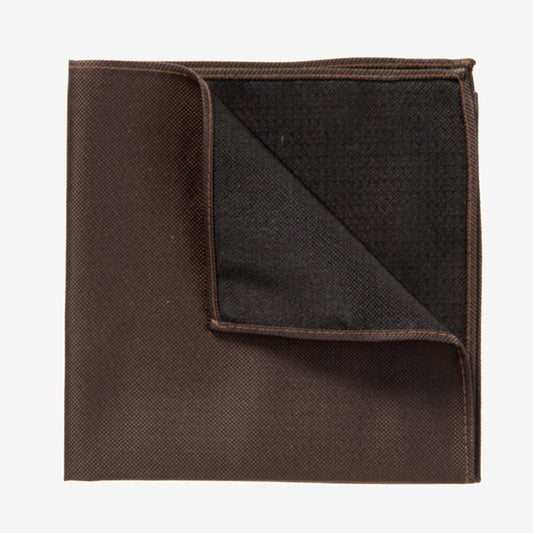 Monti-Einstecktuch-VINCENZO-Seide-Oxford-Gewebe-Business-Formal-Festlich-Anzug-braun-6000-3