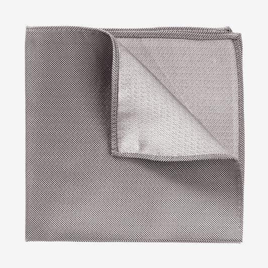 Monti-Einstecktuch-VINCENZO-Seide-Oxford-Gewebe-Business-Formal-Festlich-Anzug-silber-9300-3
