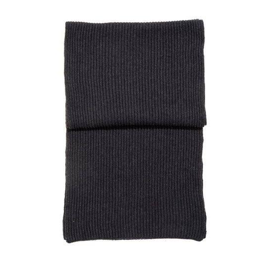 Herren Schal 28 x 180cm dark grey uni