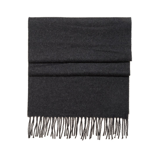 Herren Schal 37 x 200cm black uni