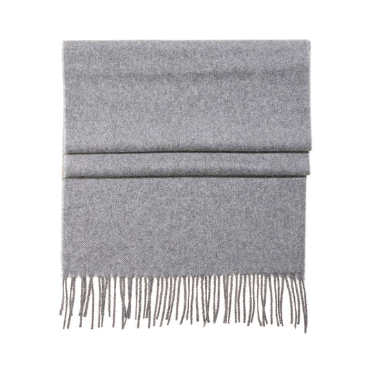 Herren Schal 37 x 200cm grey uni