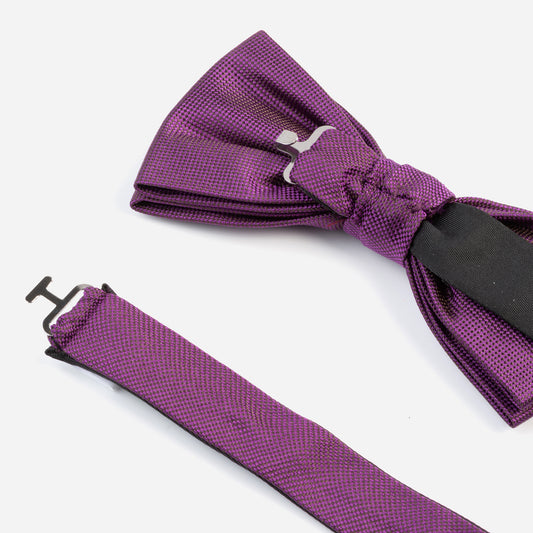 Monti-Fliege-Schleife-VALENTINO-Seide-Oxford-Gewebe-Business-Formal-Festlich-Anzug-dark-lilac-3002-3