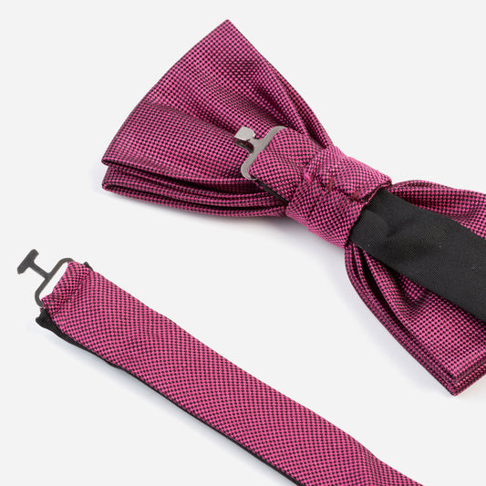 Monti-Fliege-Schleife-VALENTINO-Seide-Oxford-Gewebe-Business-Formal-Festlich-Anzug-pink-3400-3