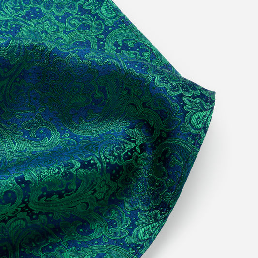 TIAN green paisley