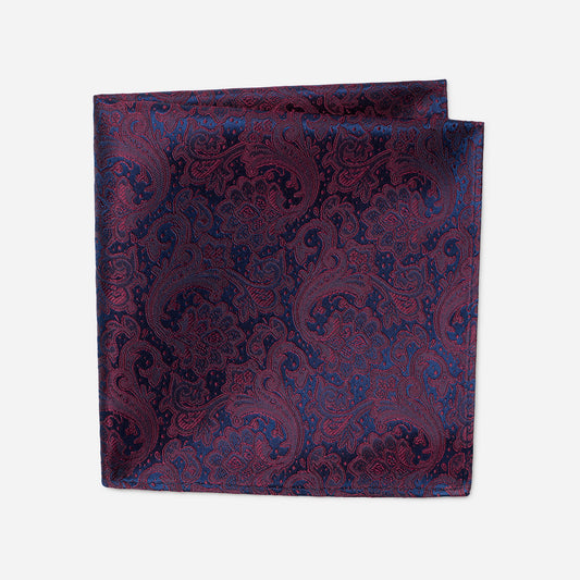 TIAN bordeaux paisley