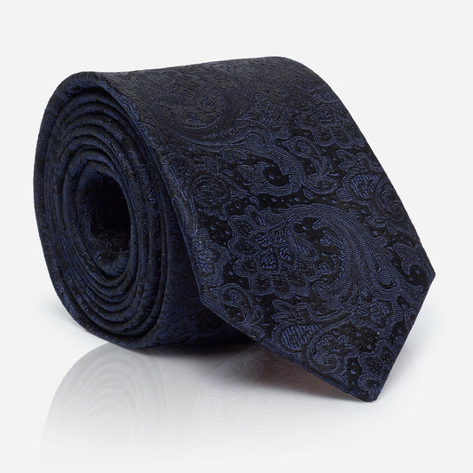 LUAN navy paisley