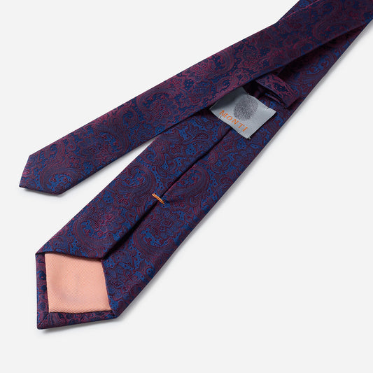 LUAN bordeaux paisley