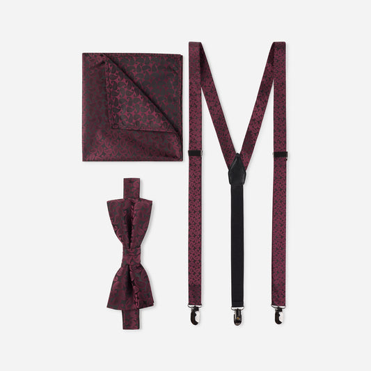 SANTINO bordeaux paisley