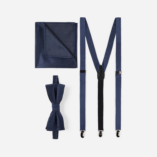 SILVIO navy tupfen