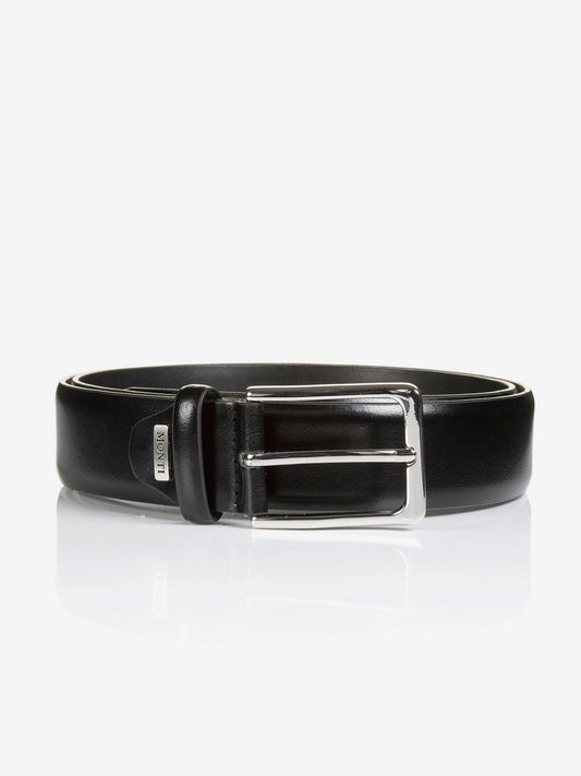 REDDING black uni – Herren-Anzuggürtel 3,5 cm