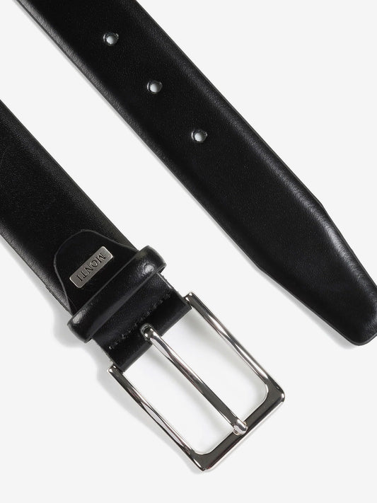 REDDING black uni – Herren-Anzuggürtel 3,5 cm