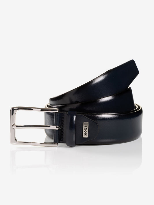 REDDING black uni – Herren-Anzuggürtel 3,5 cm
